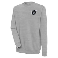 Las Vegas Raiders Antigua Victory Pullover Sweatshirt Heather Gray - NFL
