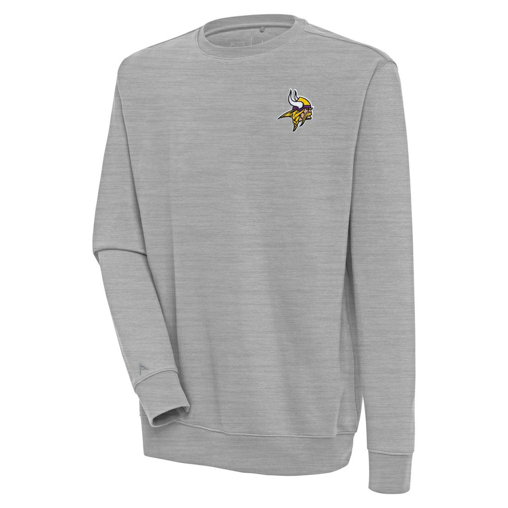 Minnesota Vikings Antigua Victory Pullover Sweatshirt Heather Gray - NFL