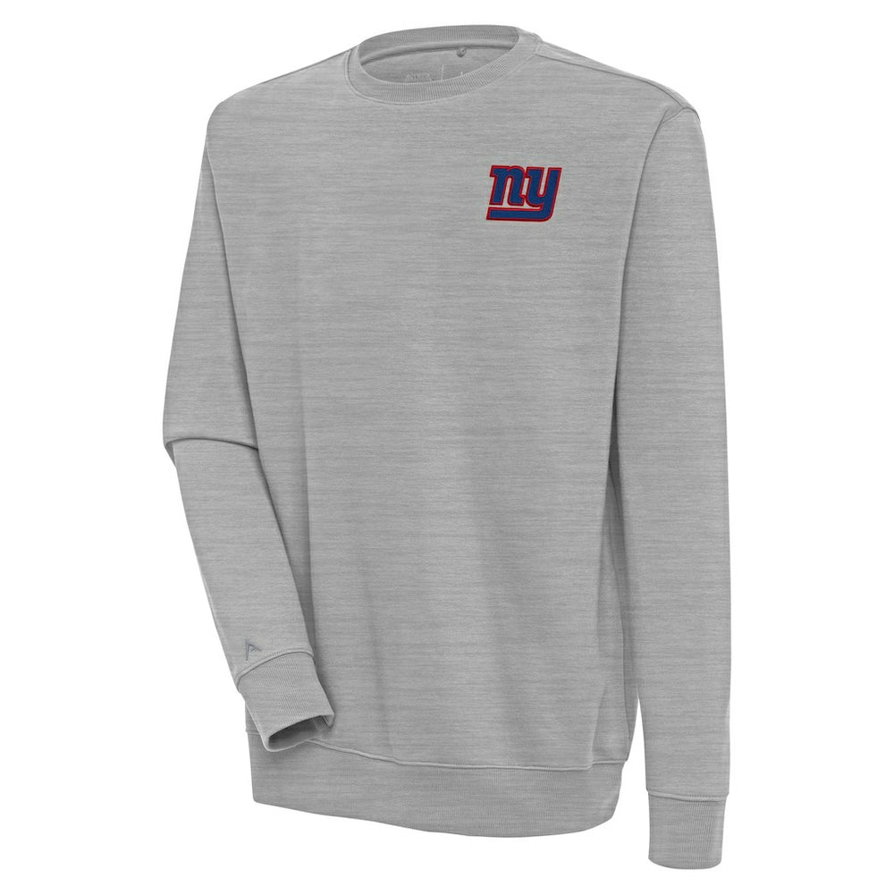 New York Giants Antigua Victory Pullover Sweatshirt Heather Gray - NFL