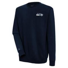 Seattle Seahawks Antigua Victory Pullover Sweatshirt College Navy - NFL