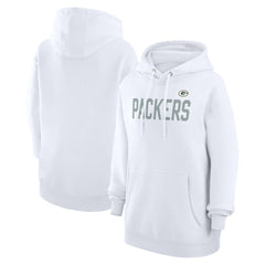 Green Bay Packers G-III 4Her by Carl Banks Women's Dot Print Pullover Hoodie White - NFL