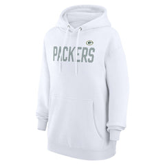 Green Bay Packers G-III 4Her by Carl Banks Women's Dot Print Pullover Hoodie White - NFL