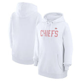 Kansas City Chiefs G-III 4Her by Carl Banks Women's Dot Print Pullover Hoodie White - NFL