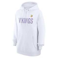 Minnesota Vikings G-III 4Her by Carl Banks Women's Dot Print Pullover Hoodie White - NFL