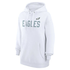 Philadelphia Eagles G-III 4Her by Carl Banks Women's Dot Print Pullover Hoodie White - NFL