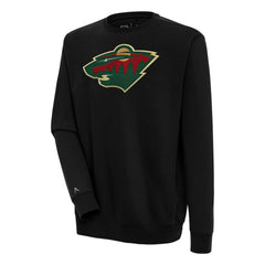 Minnesota Wild - Antigua Victory Pullover Sweatshirt Black