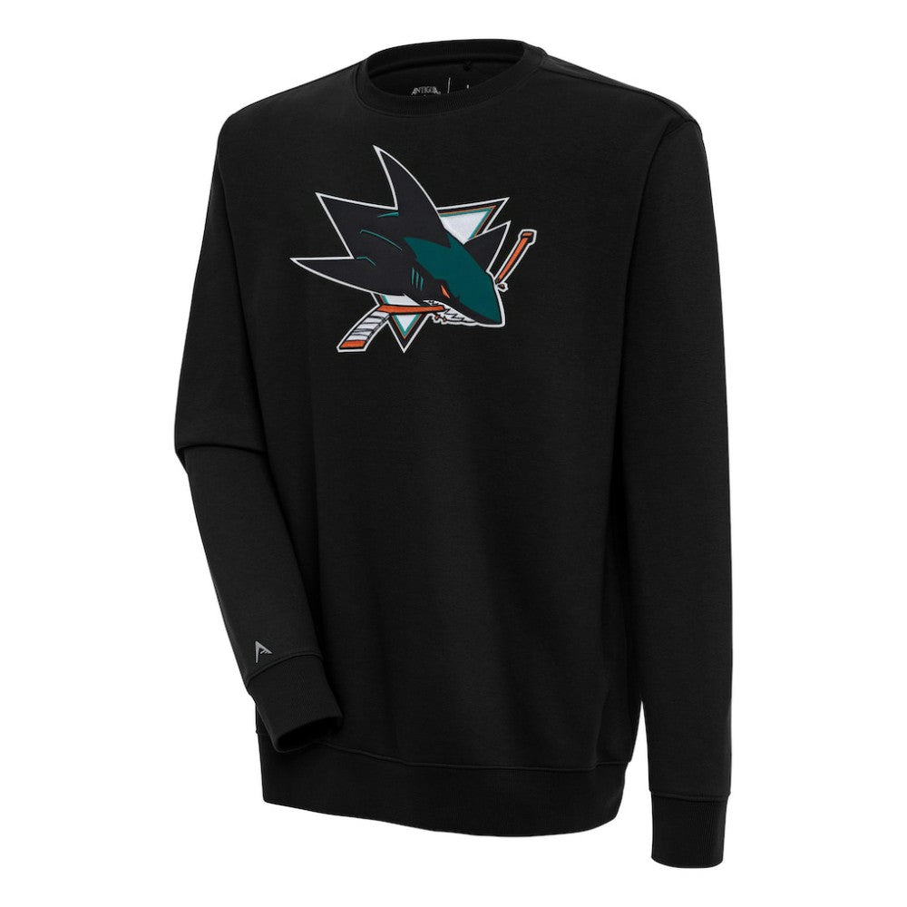 San Jose Sharks - Antigua Victory Pullover Sweatshirt Black
