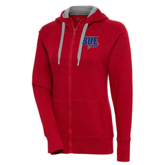 Buffalo Bills Antigua Women's Victory Full-Zip Hoodie Red - NFL