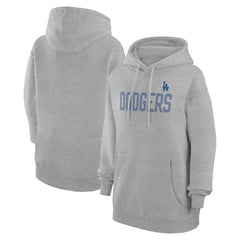 Los Angeles Dodgers G-III 4Her by Carl Banks Women's Dot Print Pullover Hoodie Clearance