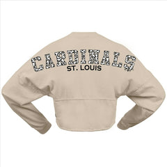 St. Louis Cardinals Fanatics Women's Long Sleeve Cropped Jersey T-Shirt Online