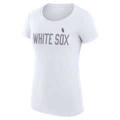 Chicago White Sox G-III 4Her by Carl Banks Women's Super-Slim Fit Lightweight Dot Print T-Shirt for sale