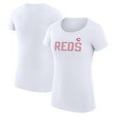 Cincinnati Reds G-III 4Her by Carl Banks Women's Super-Slim Fit Lightweight Dot Print T-Shirt Sale