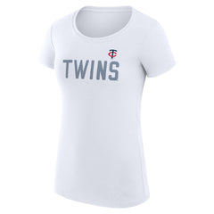 Minnesota Twins G-III 4Her by Carl Banks Women's Super-Slim Fit Lightweight Dot Print T-Shirt for sale