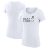 San Diego Padres G-III 4Her by Carl Banks Women's Super-Slim Fit Lightweight Dot Print T-Shirt for sale