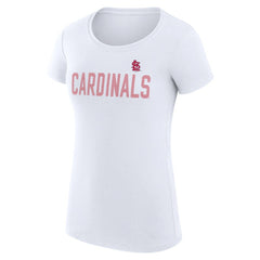 St. Louis Cardinals G-III 4Her by Carl Banks Women's Super-Slim Fit Lightweight Dot Print T-Shirt discount