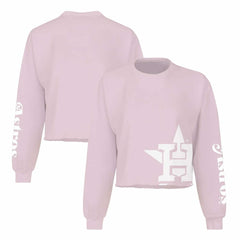 Houston Astros Fanatics Women's Cropped Slouchy Long Sleeve T-Shirt discount
