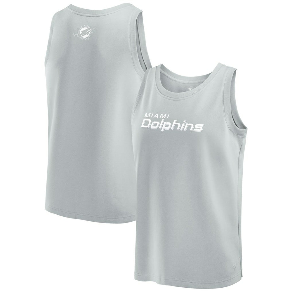 Miami Dolphins Elements Tank Top Gray - Fanatics