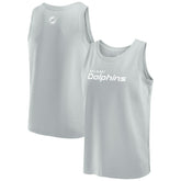 Miami Dolphins Elements Tank Top Gray - Fanatics