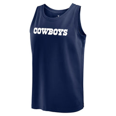 Dallas Cowboys Elements Tank Top Navy - Fanatics