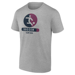 US Soccer Radiating Victory T-Shirts - Heather Gray