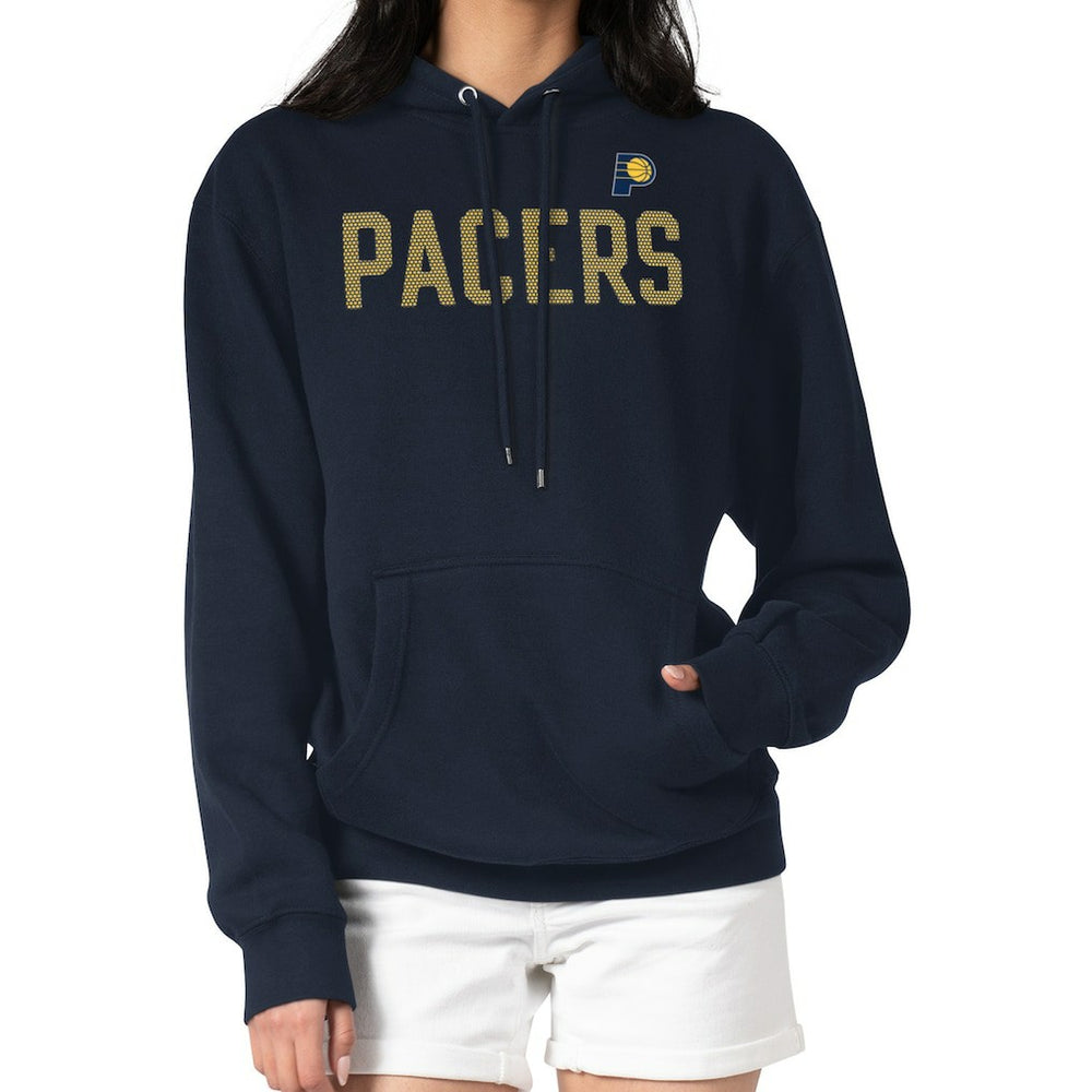 NBA - Indiana Pacers G-III 4Her by Carl Banks Women's Dot Print Pullover Hoodie - Navy