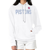 NBA - Detroit Pistons G-III 4Her by Carl Banks Women's Dot Print Pullover Hoodie - White