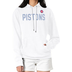 NBA - Detroit Pistons G-III 4Her by Carl Banks Women's Dot Print Pullover Hoodie - White