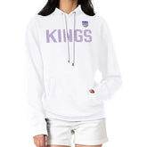 NBA - Sacramento Kings G-III 4Her by Carl Banks Women's Dot Print Pullover Hoodie - White