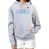 NBA - Oklahoma City Thunder G-III 4Her by Carl Banks Women's Dot Print Pullover Hoodie - Heather Gray