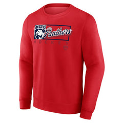 Florida Panthers - Fanatics Focus Fleece Pullover Sweatshirt Red
