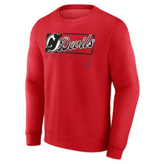 New Jersey Devils - Fanatics Focus Fleece Pullover Sweatshirt Red