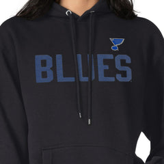 St. Louis Blues - G-III 4Her by Carl Banks Women's Dot Print Pullover Hoodie Black
