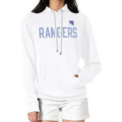 New York Rangers G-III 4Her by Carl Banks Women's Dot Print Pullover Hoodie White