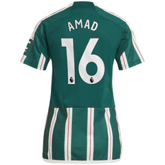 Adidas Amad Diallo Manchester United Women's Replica Player Jerseys – Green