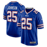Ty Johnson Buffalo Bills Team Game Jersey Royal - Nike