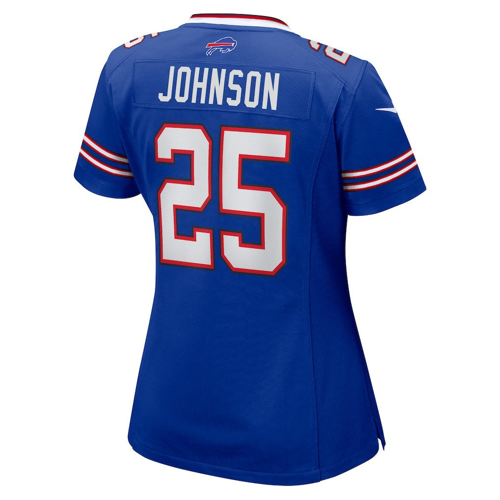 Ty Johnson Buffalo Bills Women's Team Game Jersey - Royal | NFL Jerseys