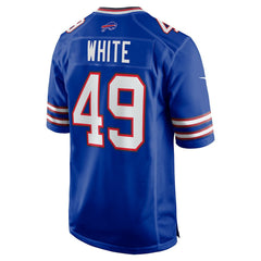 DaShaun White Buffalo Bills Team Game Jersey Royal - Nike