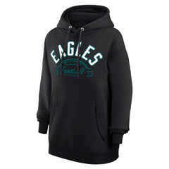 Philadelphia Eagles Starter Unisex Half Ball Team Fleece Pullover Hoodie Black - NFL
