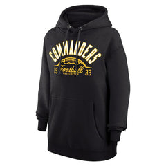 Washington Commanders Starter Unisex Half Ball Team Fleece Pullover Hoodie Black - NFL