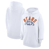 Chicago Bears Starter Unisex Half Ball Team Fleece Pullover Hoodie White - NFL