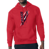 Houston Texans Starter Unisex Color Scratch Fleece Pullover Hoodie Red - NFL