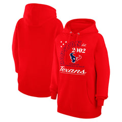 Houston Texans Starter Unisex Arch Team Fleece Pullover Hoodie Red - NFL