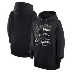 Los Angeles Chargers Starter Unisex Arch Team Fleece Pullover Hoodie Black - NFL