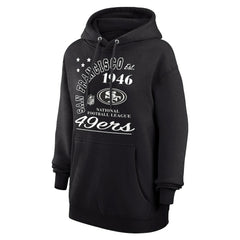 San Francisco 49ers Starter Unisex Arch Team Fleece Pullover Hoodie Black - NFL