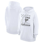 Atlanta Falcons Starter Unisex Arch Team Fleece Pullover Hoodie White - NFL