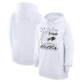 Buffalo Bills Starter Unisex Arch Team Fleece Pullover Hoodie White - NFL