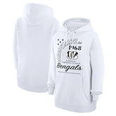 Cincinnati Bengals Starter Unisex Arch Team Fleece Pullover Hoodie White - NFL