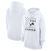 Detroit Lions Starter Unisex Arch Team Fleece Pullover Hoodie White - NFL
