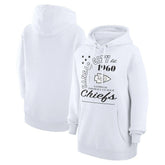 Kansas City Chiefs Starter Unisex Arch Team Fleece Pullover Hoodie White - NFL