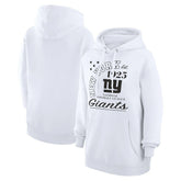 New York Giants Starter Unisex Arch Team Fleece Pullover Hoodie White - NFL